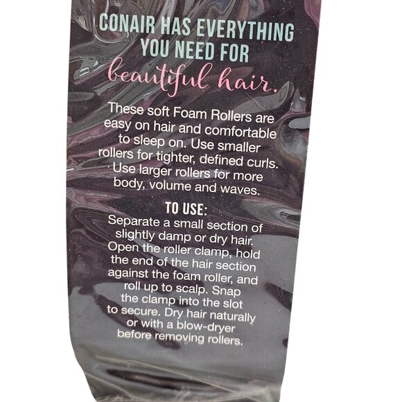 Conair 48-Piece Foam Rollers Set For Soft Bouncy Curls - Picture 4 of 6